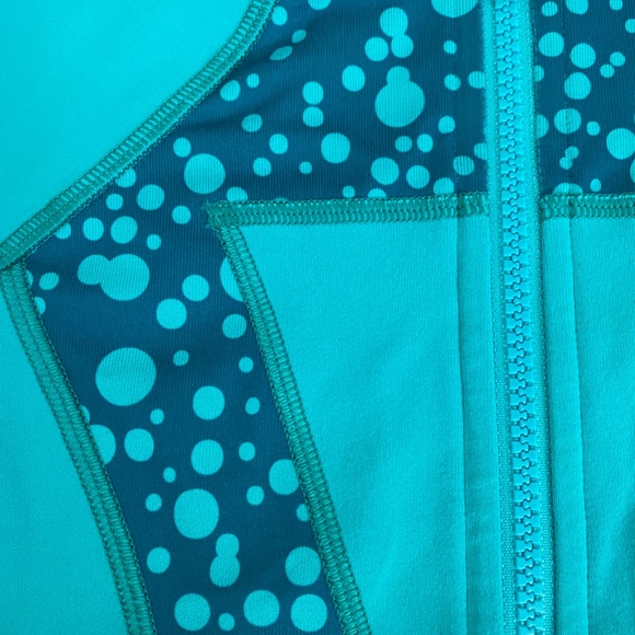RARELY WORN Teal Ivivva by Lululemon Perfect Your Practice Jacket Size 8 - Picture 9 of 12